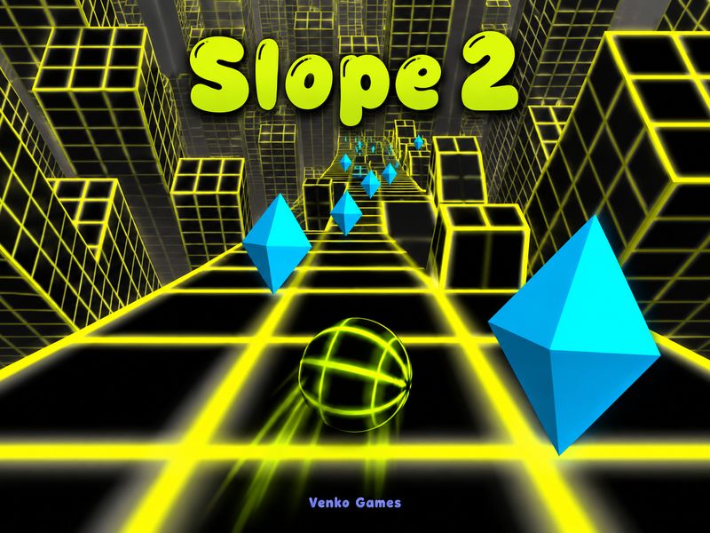 Slope 2 — 3D Neon Endless Runner | Venko Games