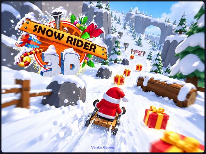Snow Rider 3D — Downhill Sledding Runner | Venko Games
